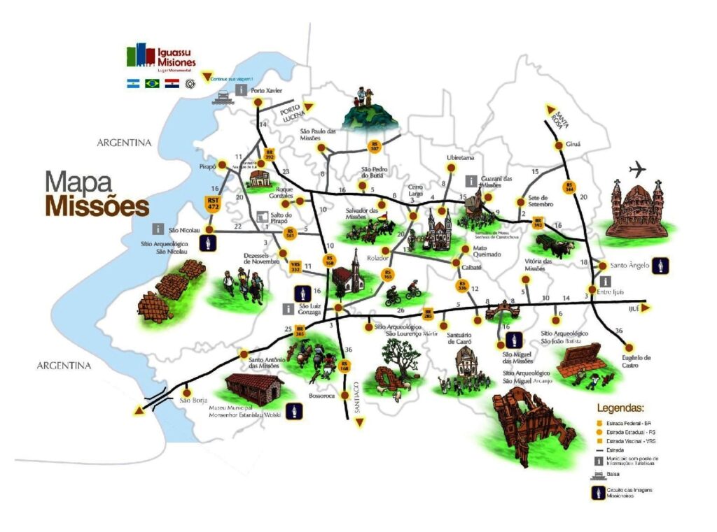 Mapa das Missões 